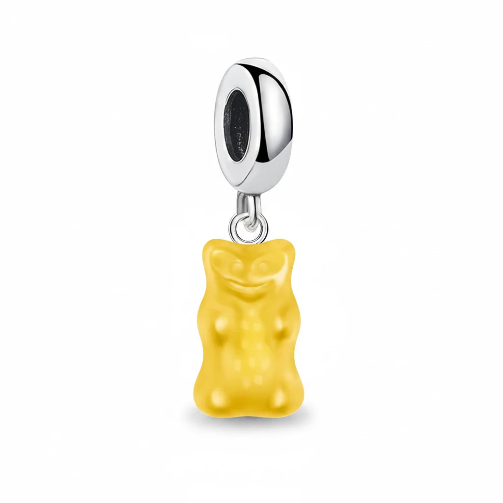 Pendentif ours gélifié 925
