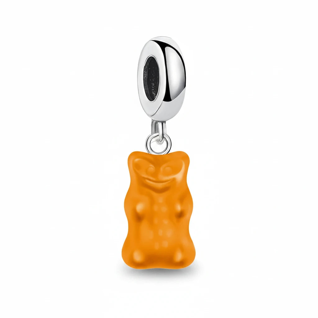 Pendentif ours gélifié 925