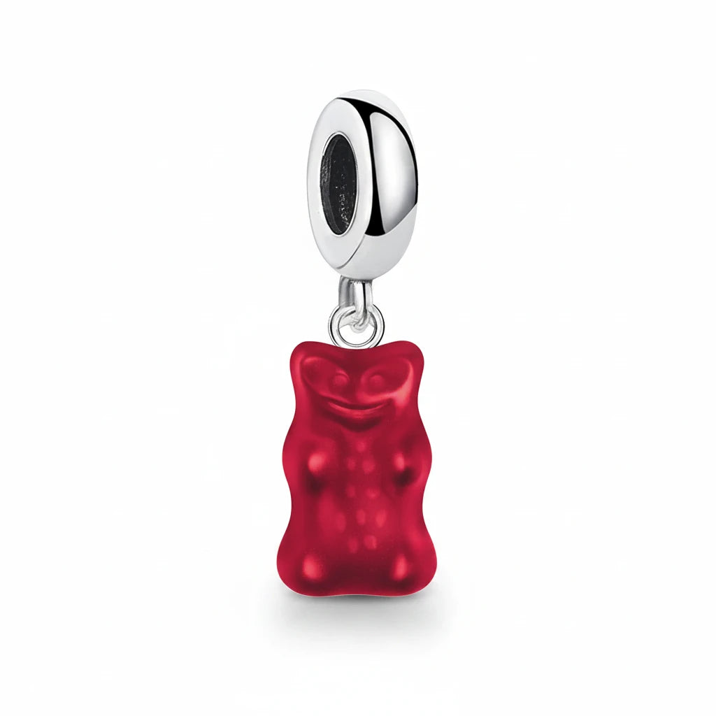 Pendentif ours gélifié 925