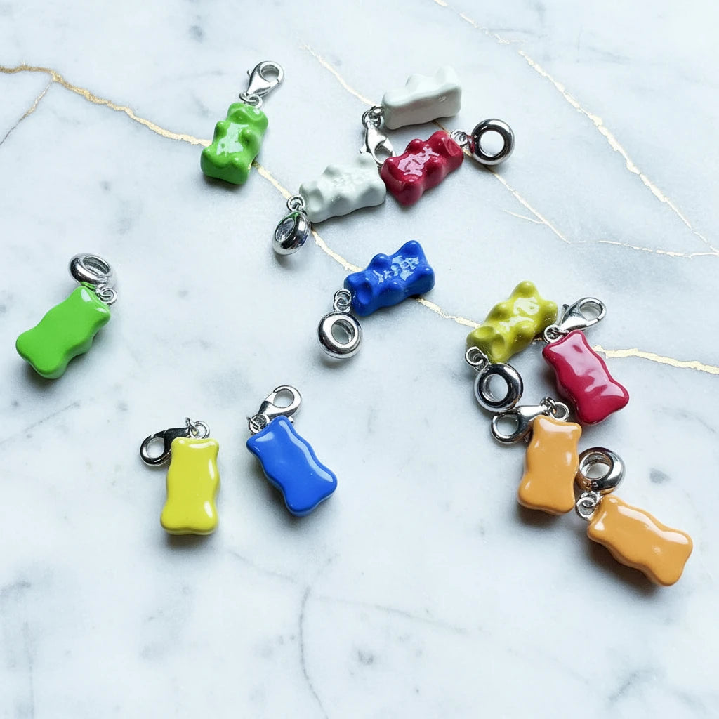 Pendentif ours gélifié 925
