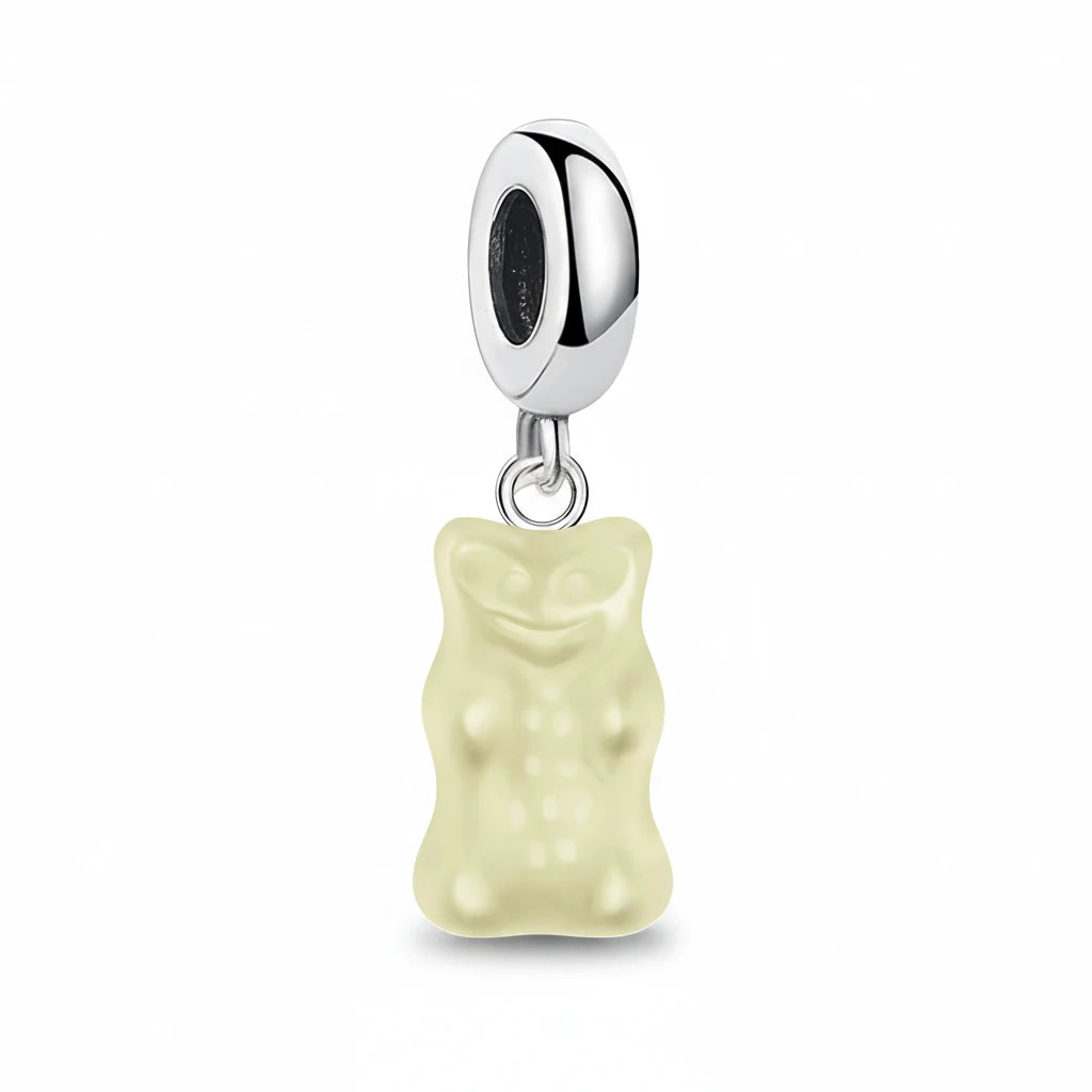 Pendentif ours gélifié 925