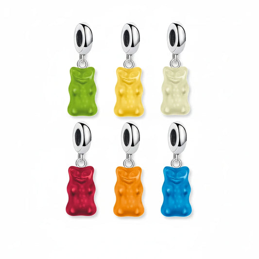 Pendentif ours gélifié 925